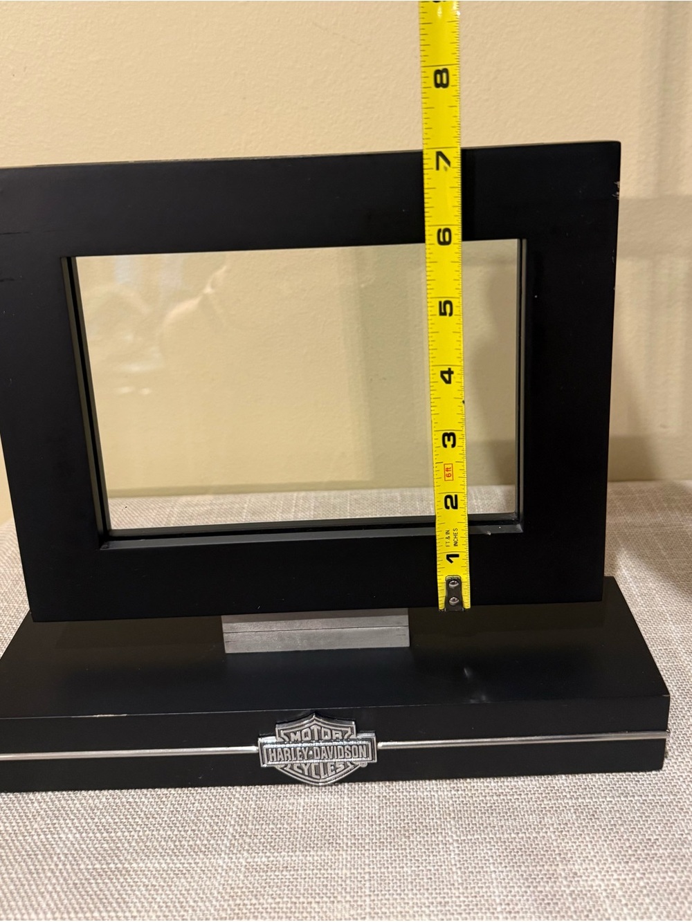 2004 Harley-Davidson Hallmark Wooden Float Frame Black Motor Co Display Case - Picture 13 of 15